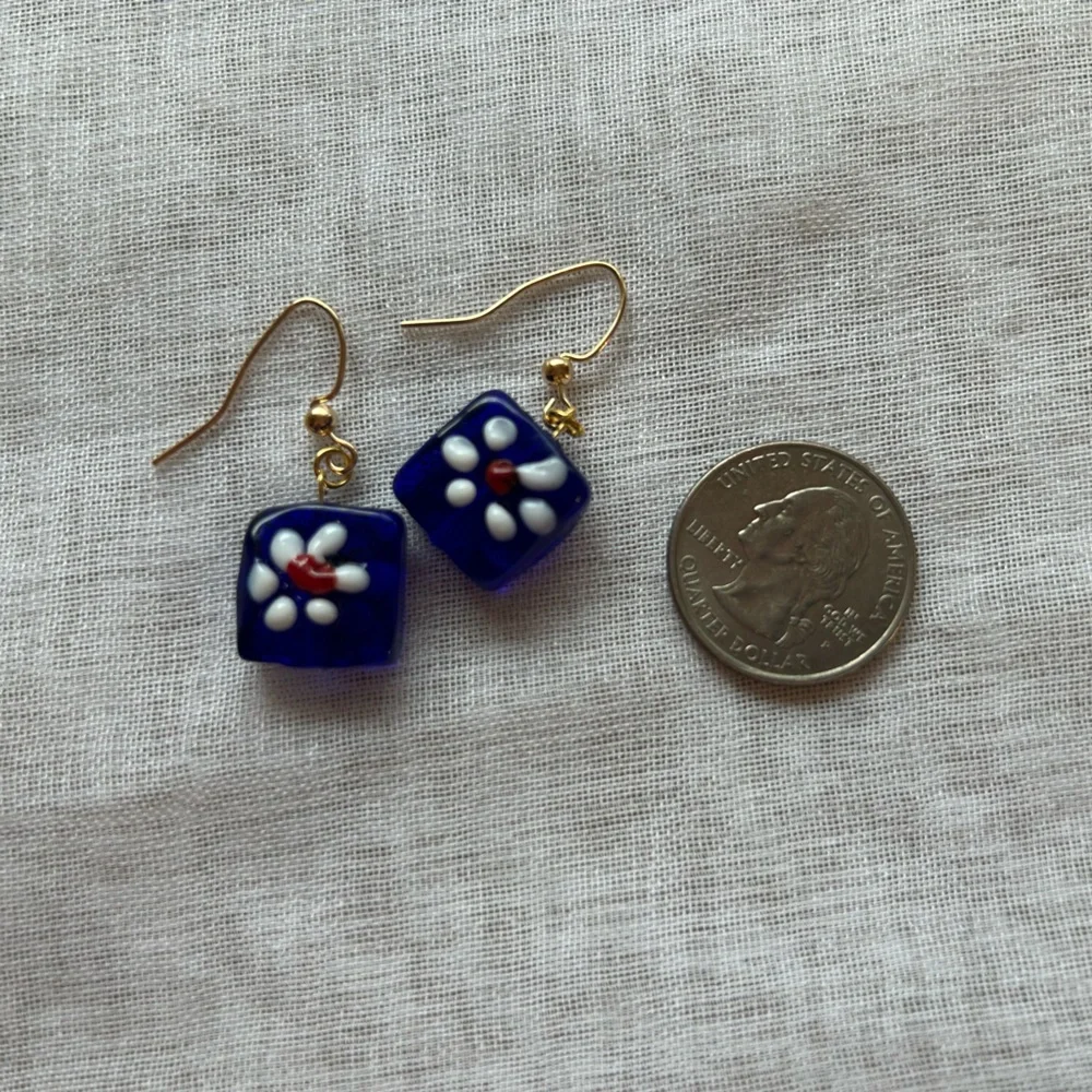 Handmade elegant blue